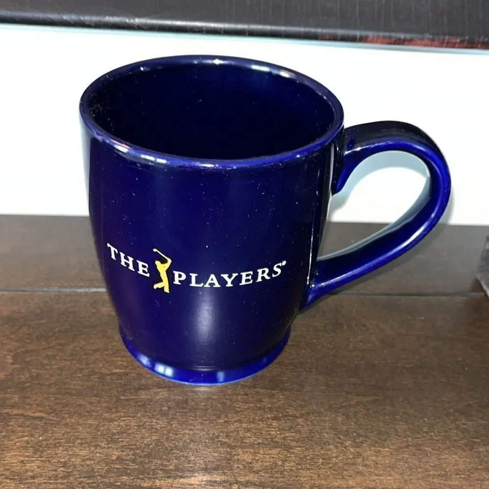 The Players Tournament Sawgrass men’s golf TPC Mug coffee tea cup cobalt blue